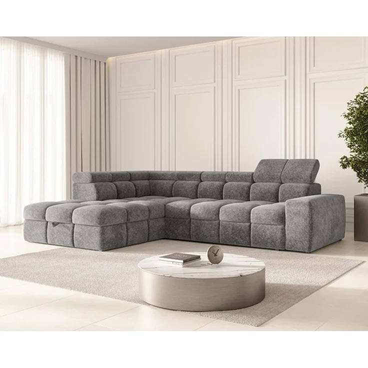 Ecksofa Bianco mit Schlaffunktion und Bettkasten | Jan-Art | verschiedene Farben erhältlich – Bild 5