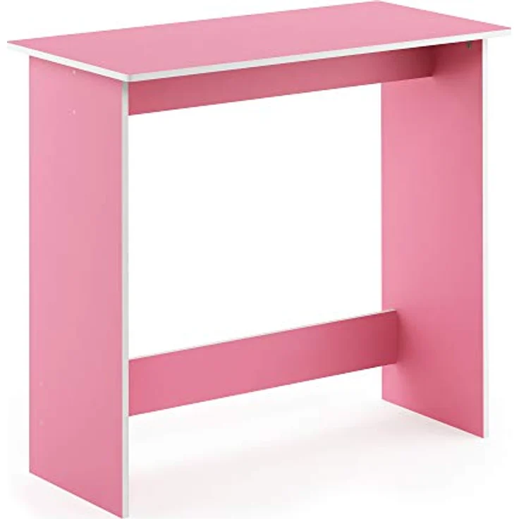 Furinno Simplistic Computertisch/Schreibtisch, Holz, Rosa/Weiß, 39. 37 x 80 x 75. 57 cm – Bild 6