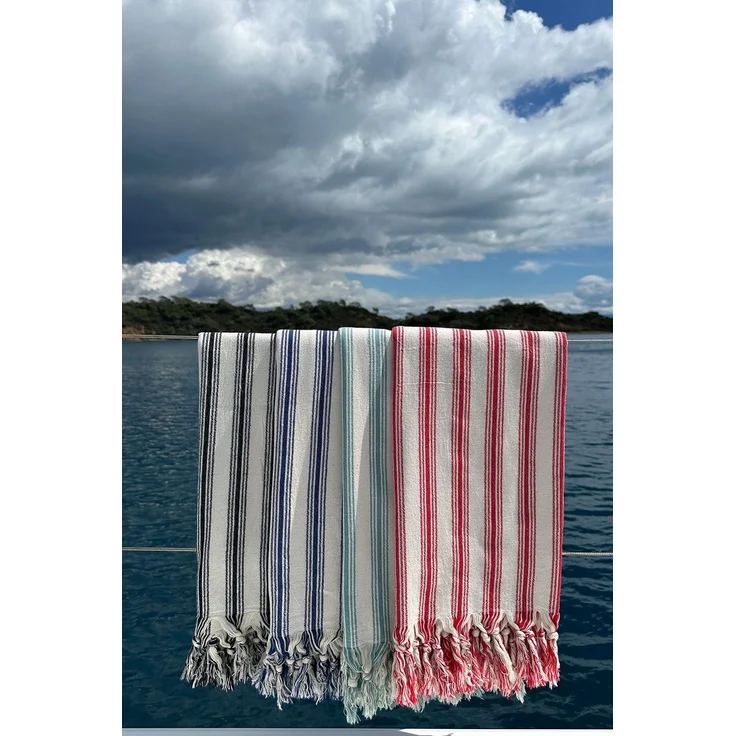 Mijolnir 'Helen - Mint' Fouta (Strandtuch), Minze, 90 x 160 cm – Bild 3