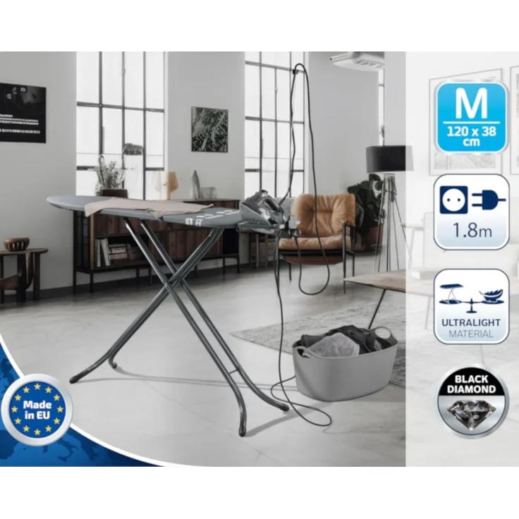 Leifheit Bügeltisch Air Board M Black Plus VDE (072484) – Bild 6