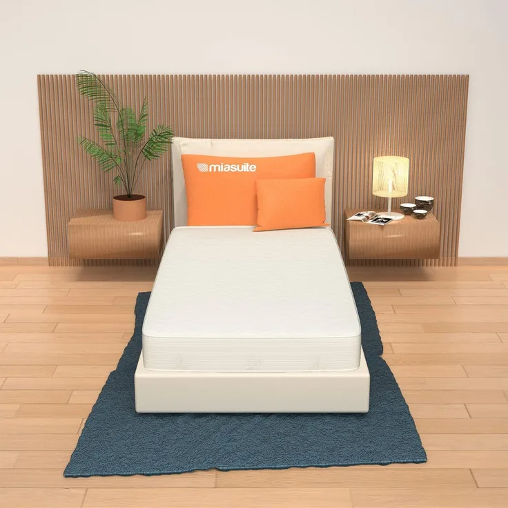 miasuite i sogni italiani Matratze 85x190 Höhe 21 cm - Waterfoam, Unverformbar, Aloe Vera, Medizinprodukt | Plus