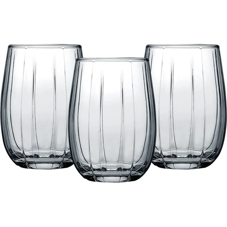 Pasabahce LINKA 420302 6er Set Grau Wassergläser Kurz Fackelglas Wasserglas 240 ml – Bild 2