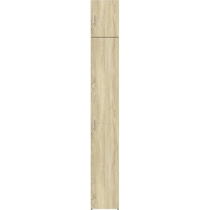 vidaXL Hochschrank Schmal Sonoma-Eiche 30x42,5x225 cm Holzwerkstoff 3281261 – Bild 4