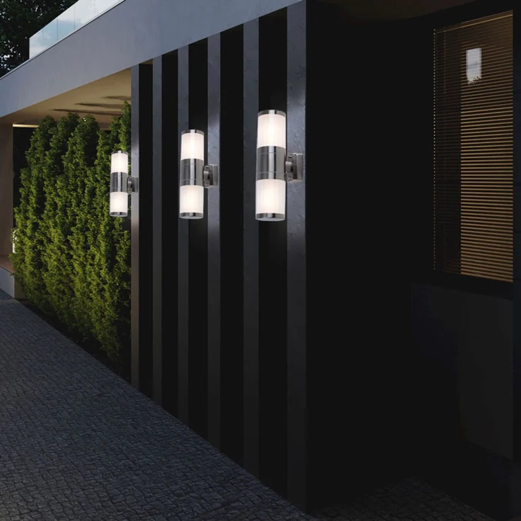 RGB LED Wandleuchte, Edelstahl, App- und Sprachsteuerung – Bild 7