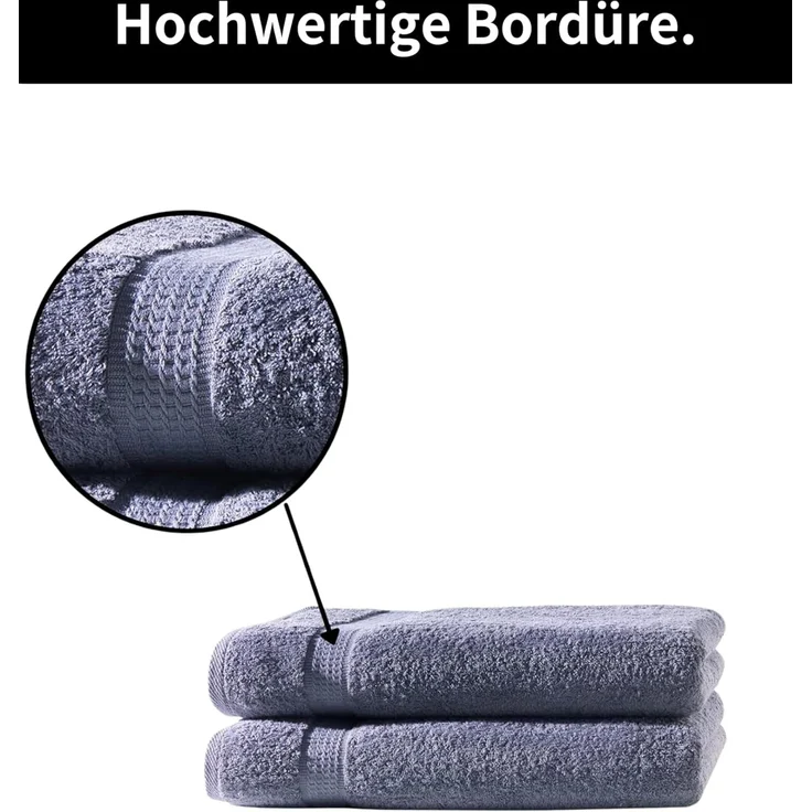 1x Badetuch + 2X Duschtuch + 4X Handtuch + 8X Gästetuch | Rot | 100% Baumwolle Frottier | Oeko-TEX® Standard 100 | Premium Qualität 500 g/m² – Bild 4