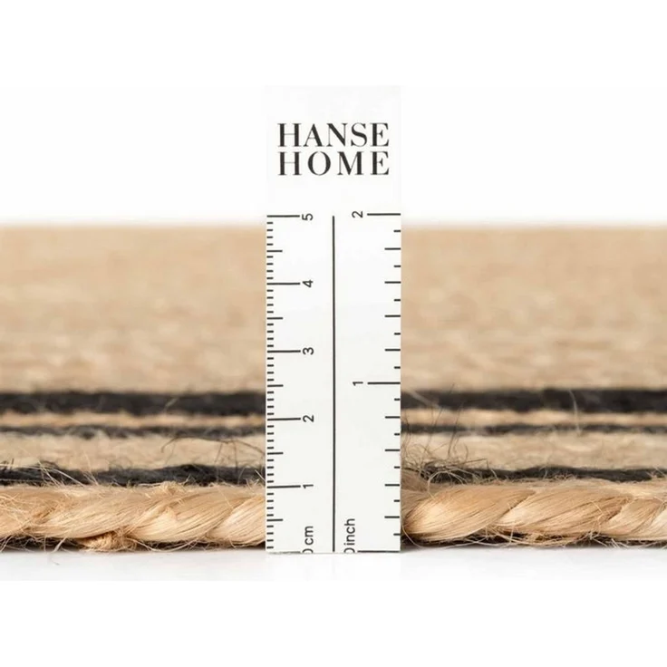 HANSE Home Teppich Looma Juteteppich, rechteckig, Höhe: 7 mm, Handgewebt, Jute Naturteppich, Boho, Wohnzimmer, Schlafzimmer – Bild 3