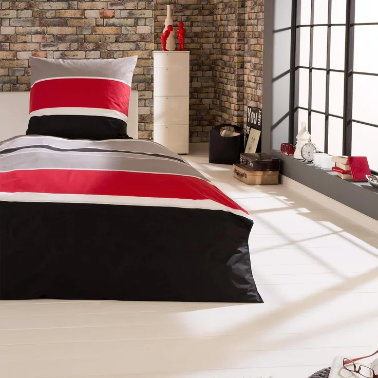 2tlg. Beautissu Bettwäsche Delia Renforce 220x155 cm