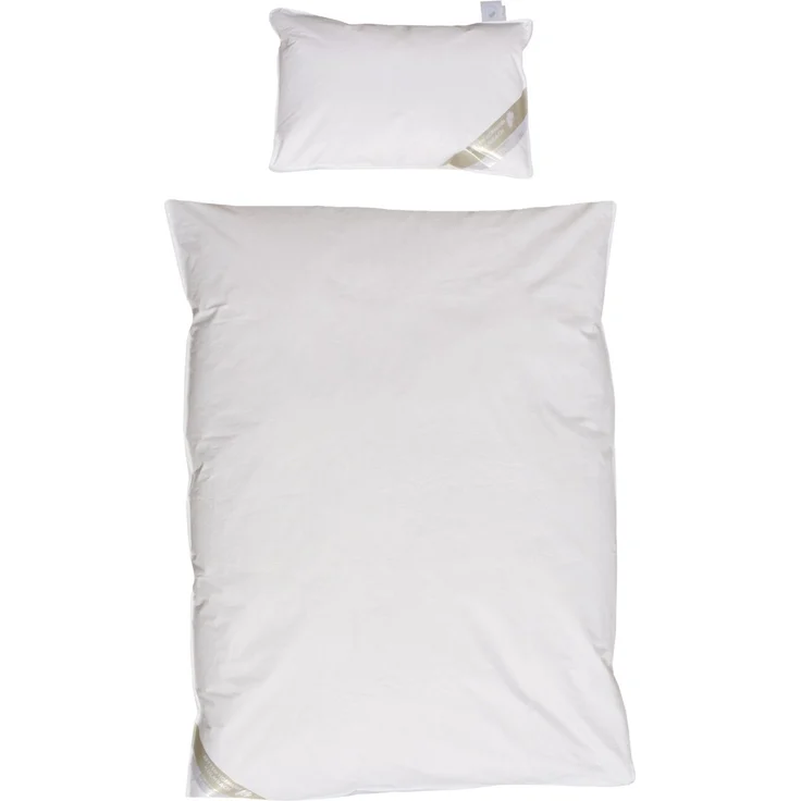 Betten Hofmann Franken Winter Set Kinder Baby 100x135 + 40x60 100% Daunen warm – Bild 1