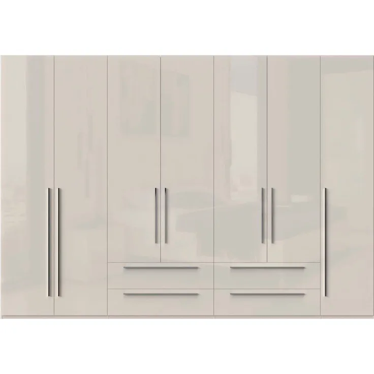 Places of Style Kleiderschrank Piano beige, UV lackiert hochglänzend, Soft-Close Funktion in vielen Breiten