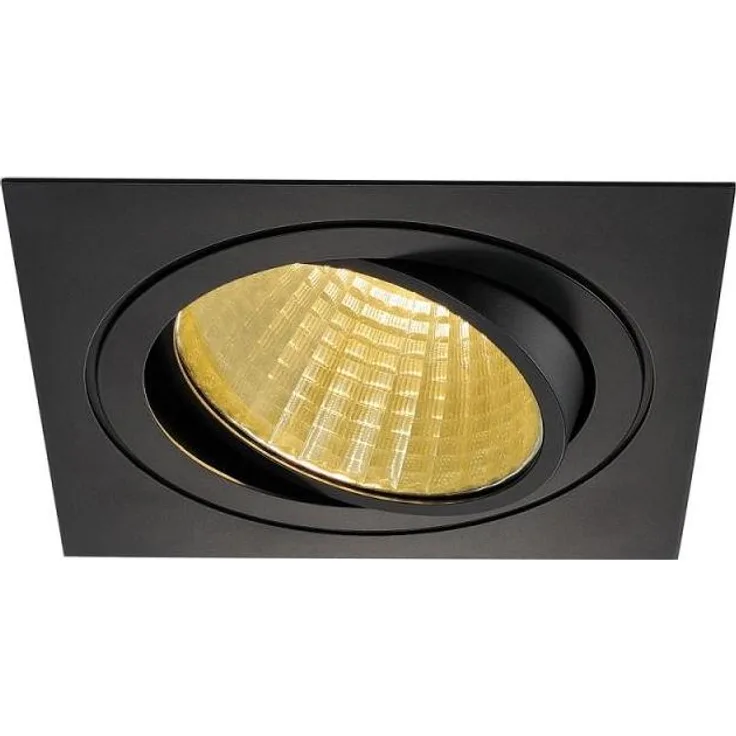 SLV No. 114280 NEW TRIA 150 LED Einbauleuchte eckig 2700K 2210lm 30° schwarz
