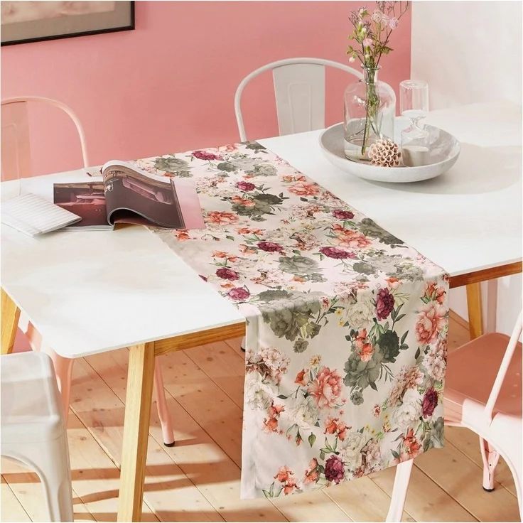 Erwin Müller Tischdecke Tischläufer, Blumen – Bild 2