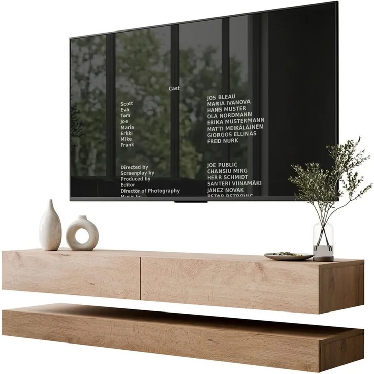 Lookway TV-Schrank SKY 140 cm mit LED-Beleuchtung 140x34x25 cm