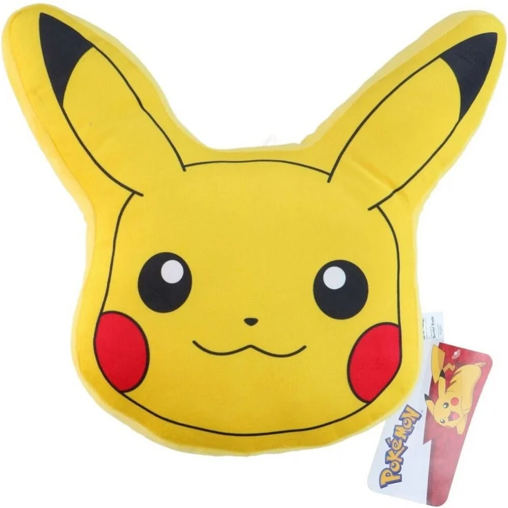 Pokemon 3D Kissen Pikachu Gelb 40 cm groß Dekokissen für Kinderzimmer – Bild 2