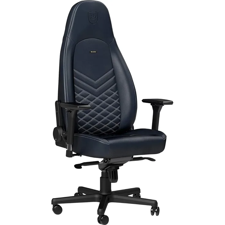 noblechairs ICON TX Schreibtischstuhl Gaming Stuhl - Chefsessel Bürostuhl Ergonomisch 150kg - Drehstuhl mit Rollen - Game Stühle - Textilgewebe - Inklusive Kissen - Anthrazit