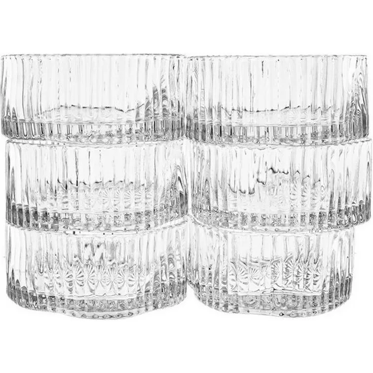 Almina Schale Terra Buccia Glasschalen 6-teilig - Dessert-, Snack- & Servierschalen, Glas, (Packung, 6-tlg)