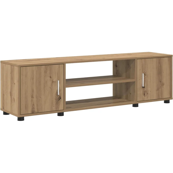 vidaXL TV-Schrankset 140 x 40 x 33 cm Artisan-Eiche 3397903 – Bild 6
