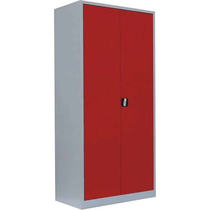 Steelboxx Mehrzweckschrank Aktenschrank Metallschrank abschließbar Büroschrank 195 x 92,5 x 42,2 cm (1-St) Mehrzweckschrank abschließbar – Bild 1