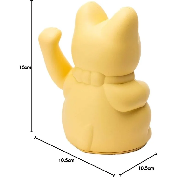 Donkey Winkekatze Lucky Cat Yellow – Bild 6