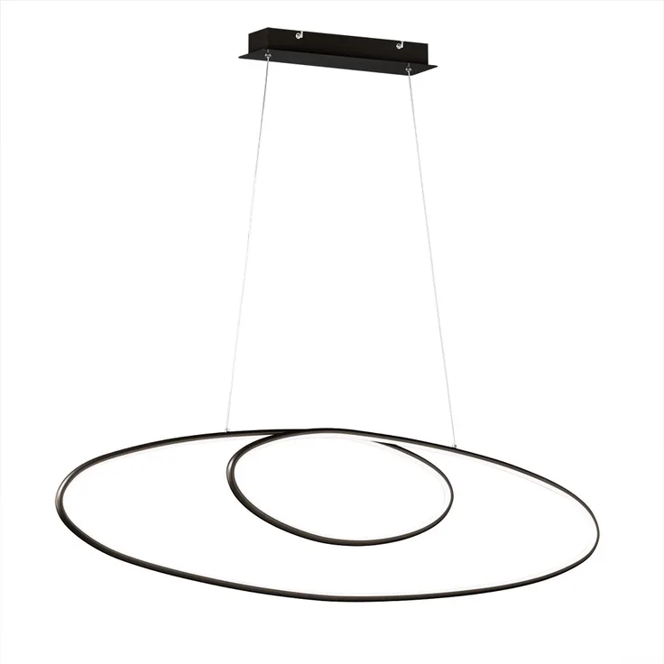LED Hängeleuchte, Switch-Dimmer, Höhenverstellbar, L 110 cm