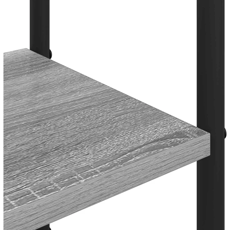 vidaXL Garderobenständer mit Schuhbank Sonoma-Grau 120,5 x 34 x 190 cm 8012041 – Bild 7