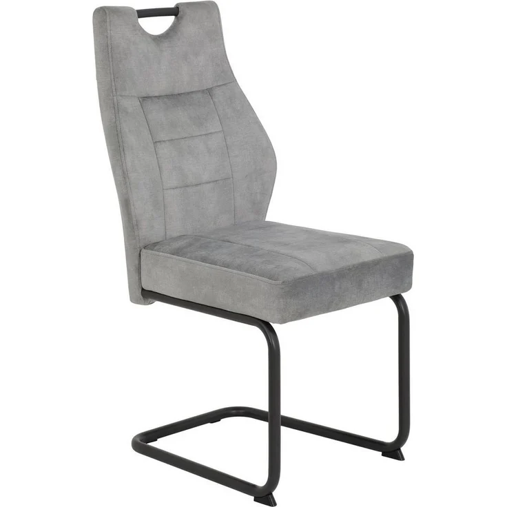 Apollo Linda Esszimmer-/Küchenstuhl, Metall, Silber, 1 Stück – Bild 1