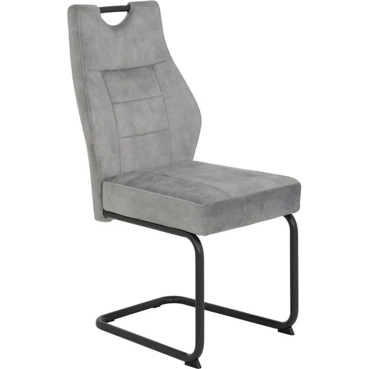 Apollo Linda Esszimmer-/Küchenstuhl, Metall, Silber, 1 Stück