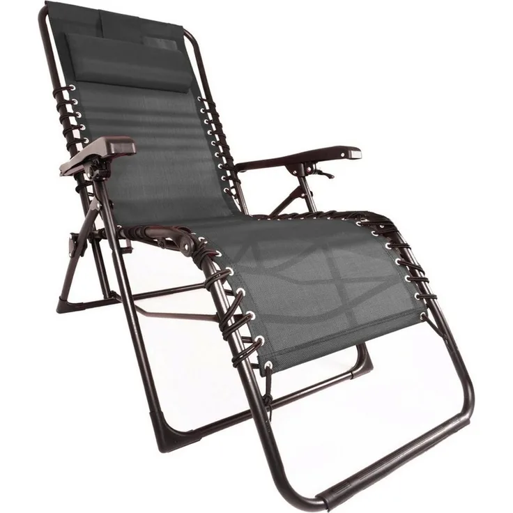 ONDIS24 Multifunktionsliege Ergolex Gartenliege Sonnenliege Relaxliege bis 110kg, 1 St, UV- und witterungsbeständig, verstellbare Lehne