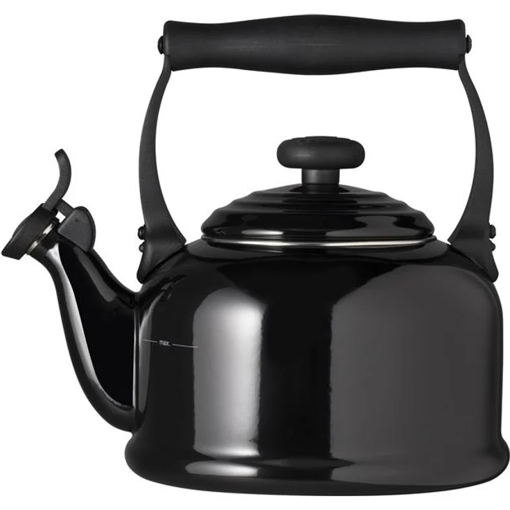 Le Creuset Wasserkessel Tradition Schwarz - Schwarz