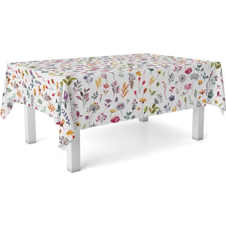 ECOMMERC3 Wachstuch, rechteckig, Größe 100x140 cm, Stil, Haltbarkeit und einfache Reinigung für Ihren Tisch – fleckenabweisende und wasserdichte Wachstuch-Tischdecke, Einfarbig
