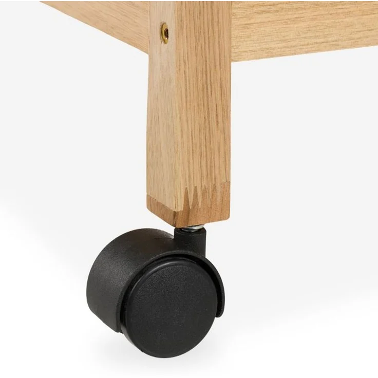 Relaxdays Badregal Holz mit Rollen – Bild 5