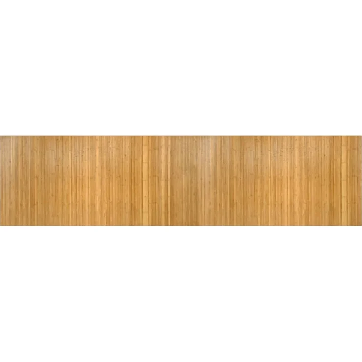 vidaXL Teppich Rechteckig Natur 100x400 cm Bambus 376817 – Bild 2