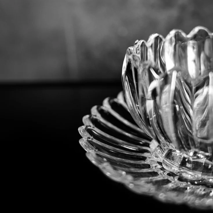 La Fiore Glasschalen mit Unterteller - 12-teiliges Set in Lotus Design – Bild 5