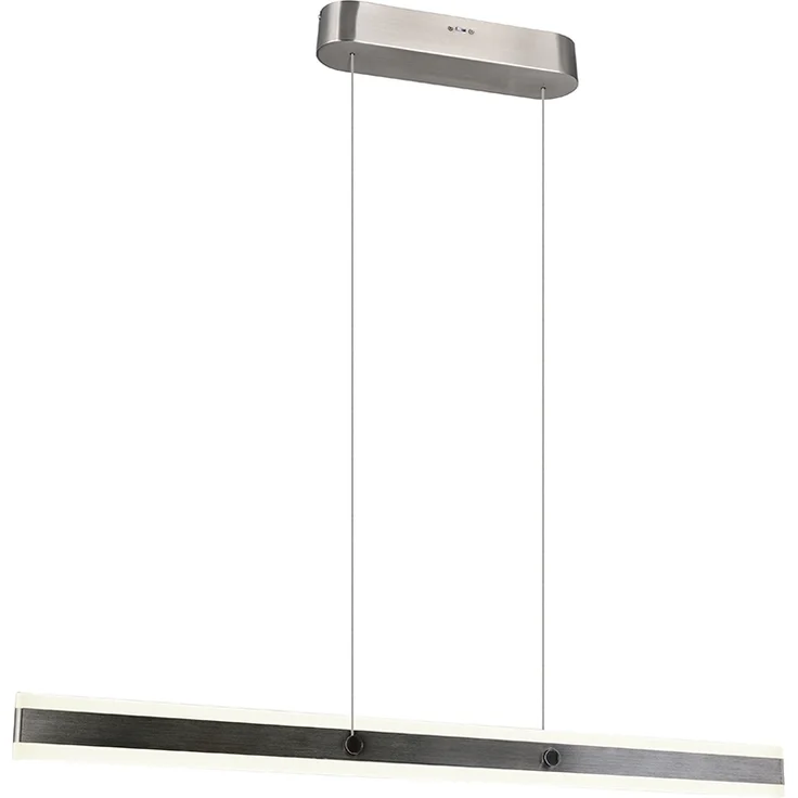 LED Pendelleuchte ARCOLA stufenlos höhenverstellbar Silber, Breite 115cm – Bild 2