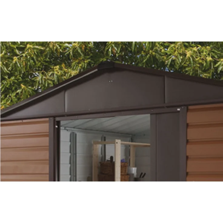 Yardmaster Metall-Gerätehaus "Brandenburg 106", taupe, 5,30 m²,ohne Bodenrahmen – Bild 5