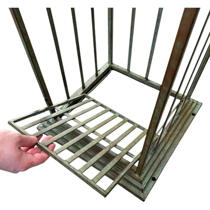 Rosenbogen Metall Kletterhilfe 93969 275x172 cm Gartenbogen Rankhilfe Rankgitter Torbogen – Bild 7
