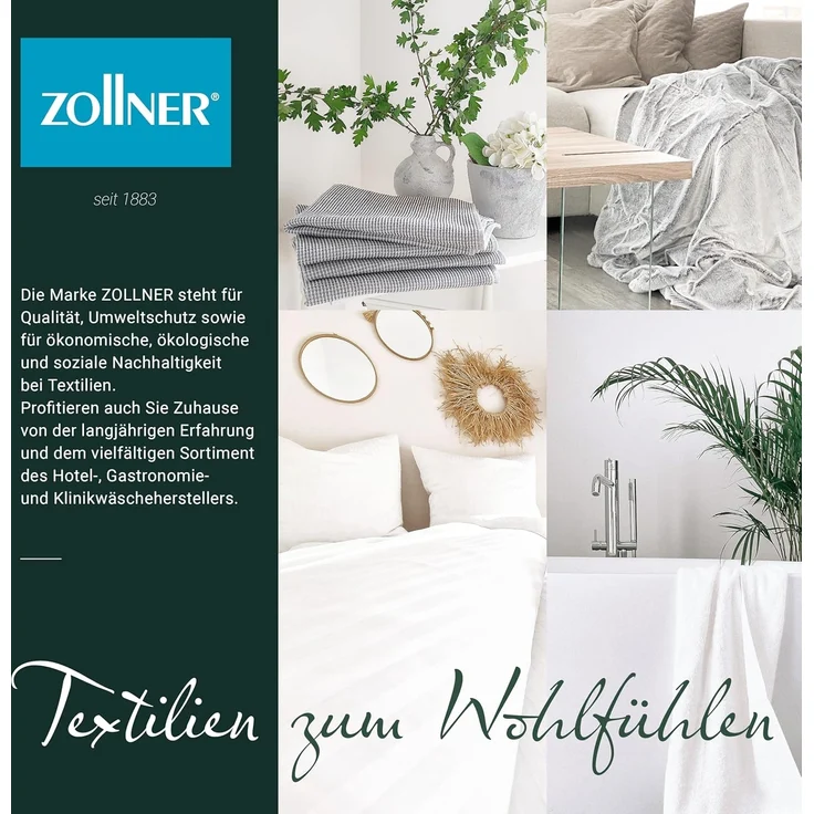 ZOLLNER Kilt, 100% Polyester, Gummizug, Klettverschluss, Klettverschluss, Gummizug, Klettverschluss, 100% Polyester, vom Hotelwäschespezalisten – Bild 7