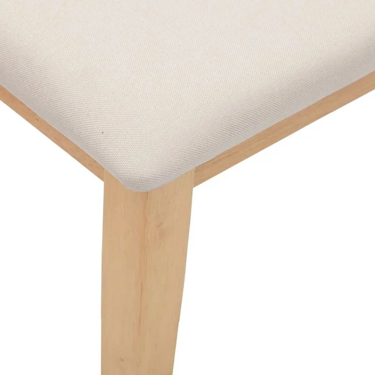 vidaXL Bank 90 cm Massivholz Gummibaum 4102594 – Bild 7