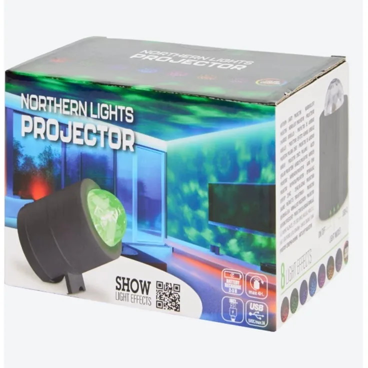 Spectrum LED Nachtlicht Nordlichtprojektor wiederaufladbar