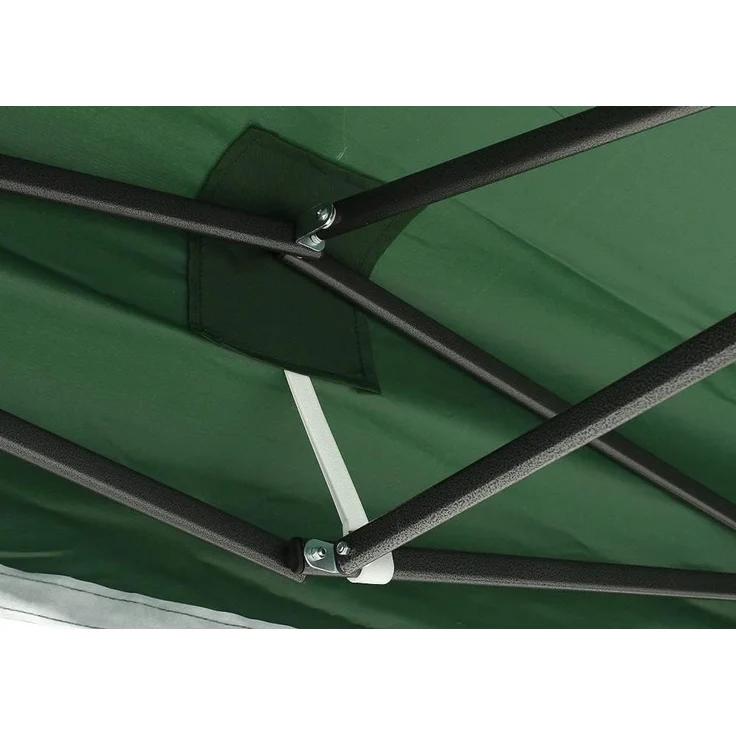 All Seasons Gazebos 3x3 m vollständig wasserdichtes Faltpavillon mit 4 Seitenteilen - Grün – Bild 6