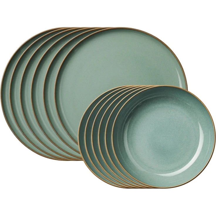 ASA SELECTION Tafelservice SAISONS Tafelset eucalyptus 12tlg, Steinzeug – Bild 1
