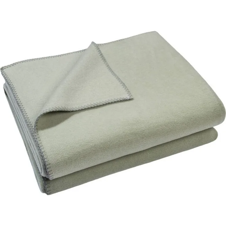 Zoeppritz Soft-Fleece milky green 160x200 103291-620