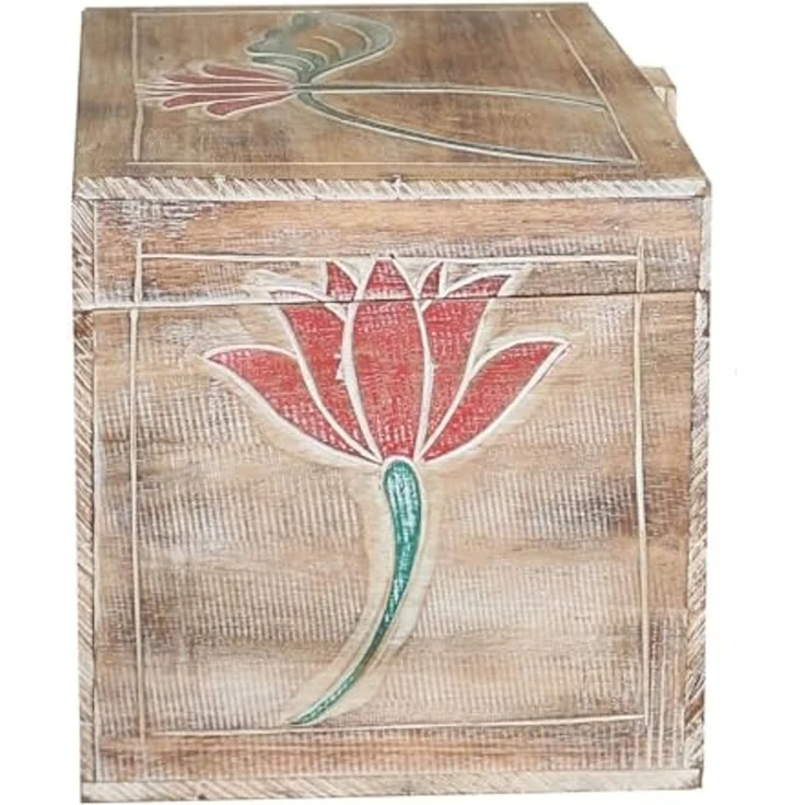 Oriental Galerie Truhe Truhe Blumen Modell Baris Mittel 50 cm – Bild 5