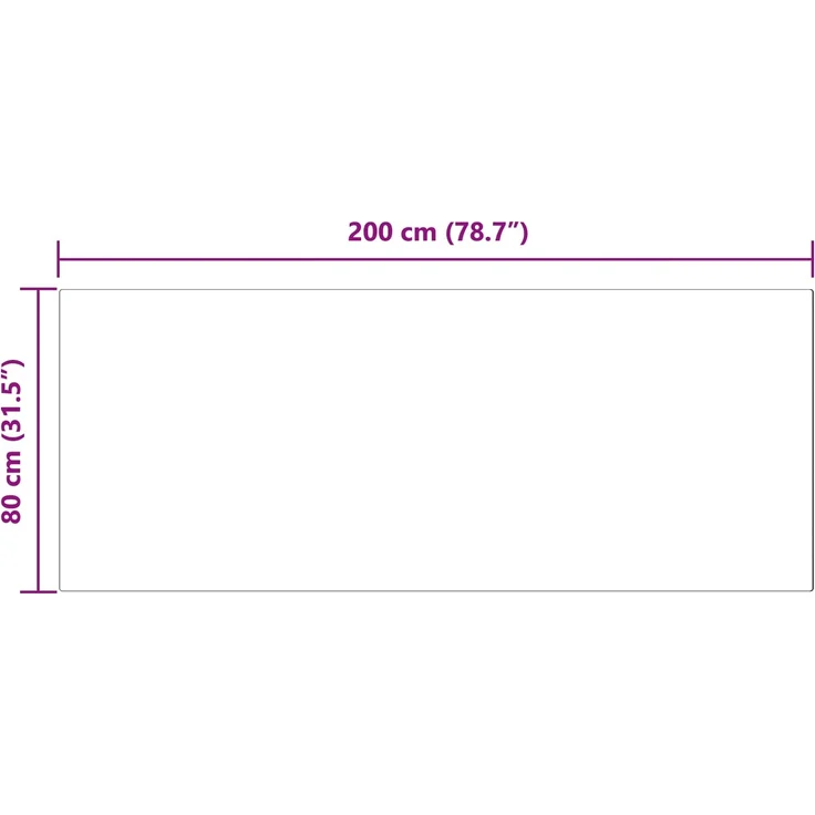 vidaXL Kunstschaffell Teppich Tafalla Anthrazit 80 x 200 cm Polyester 42021589 – Bild 9