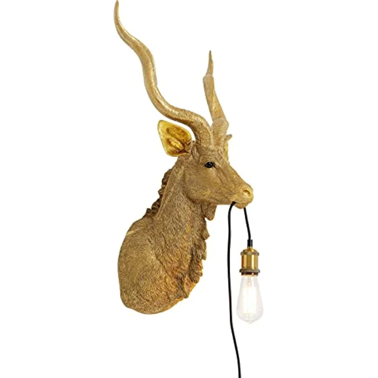 Wandleuchte Goat 74 cm, Kunststoff, Gold, 45 x 74 x 31 cm – Bild 5
