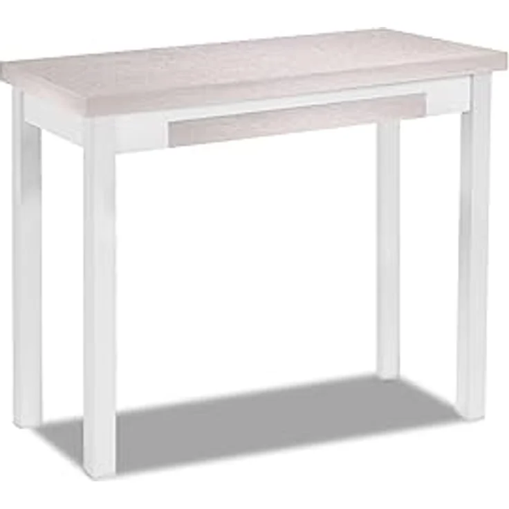 ASTIMESA Küchentisch im Buchstil, Grau, 80 x 40 cm a 80 x 80 cm – Bild 1