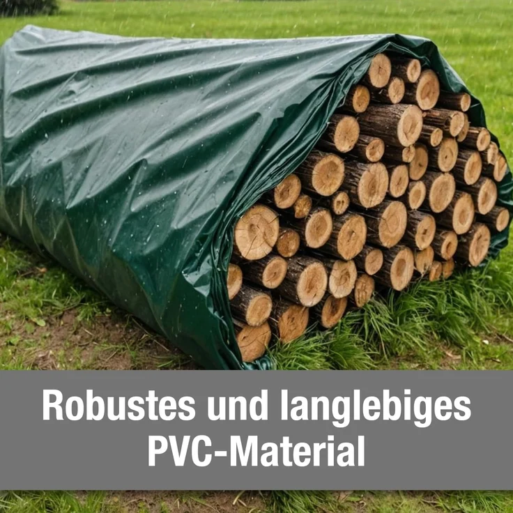 ANKO Planen Schutzplane PVC Plane LKW Plane 600g/m² mit Ösen Rundösen Abdeckplane, Schutzplane Boot Terrasse Industrieplane matt – Bild 7