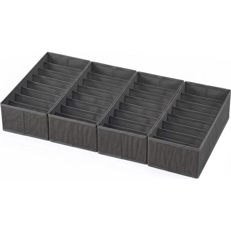 Sekey Aufbewahrungsbox Schubladen Organizer aus Vliesstoff Faltbare Aufbewahrungsboxen mit Fächer für PAX100(32 Fächer) – Bild 2