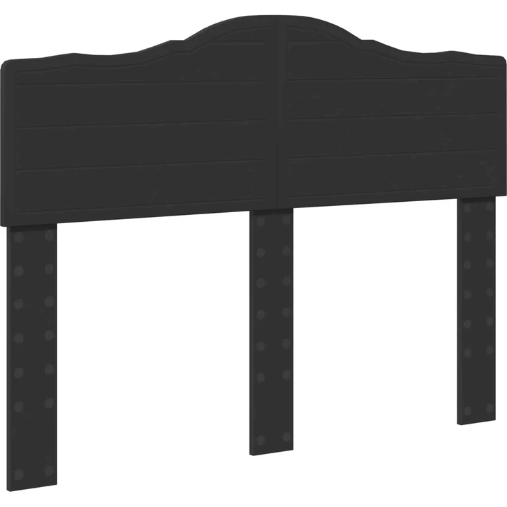 vidaXL Bettrahmen Schwarz 120 x 200 cm Massives Kiefernholz 3412917 – Bild 5