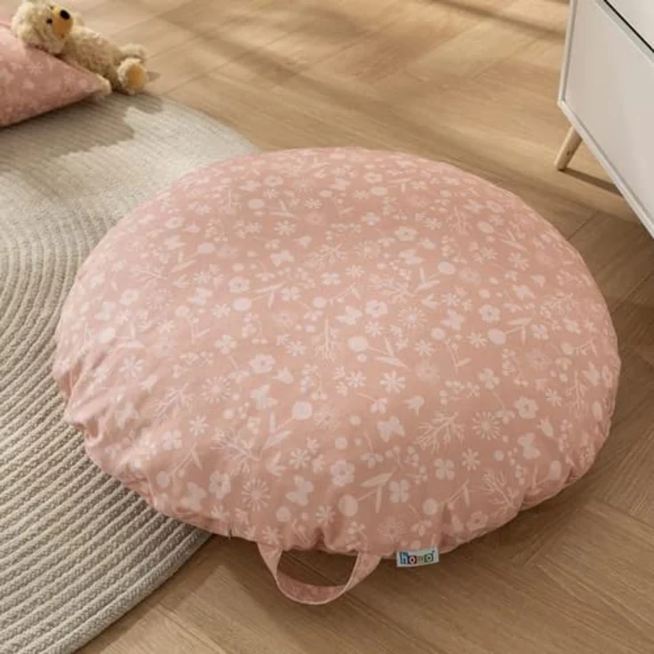 howa Bodenkissen flowers, Kissen incl. Füllung Ø 80 cm für Kinderzimmer – Bild 2