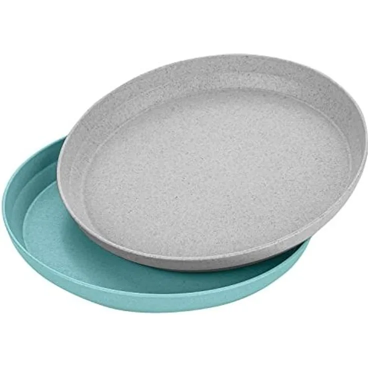Growing Teller 2er Set blau / grau